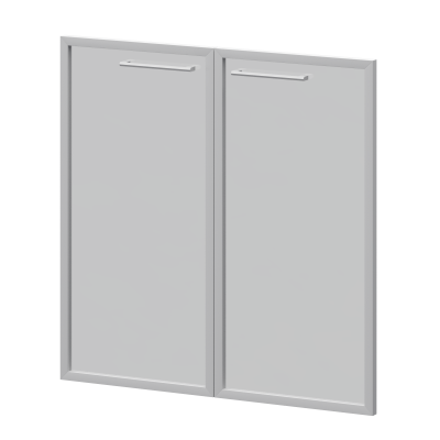 Фасады рамочные стеклянные Кортез KZF-28RS(Б) Тонированный (784x20x780)