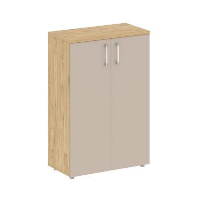 Shift Шкаф средний широкий SK.ST-2.3 Тиквуд Светлый/Капучино 800*420*1207