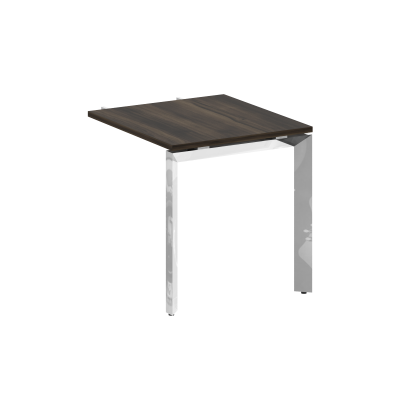 Onix Direct Lux Брифинг-приставка П-обр. м/к M-O.MP-BR-7 Дуб Мали/Нержавеющая Сталь/Хром 780*720*750