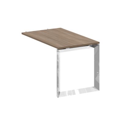 Onix Direct Lux Брифинг-приставка О-обр. м/к M-O.MO-BR-11 Дуб Аризона/Нержавеющая Сталь/Хром 1180*72