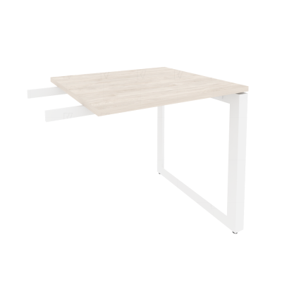 Onix Direct Брифинг-приставка на О-образном м/к O.MO-BR-7 Денвер Светлый/Металл Белый 780*720*750