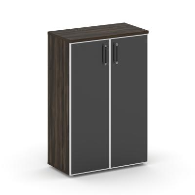 Shift Шкаф средний широкий SK.ST-2.4R black Дуб Мали/Стекло Black 800*420*1207