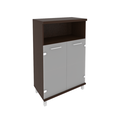 First Шкаф средний широкий KST-2.2 Венге Цаво 801*432*1260