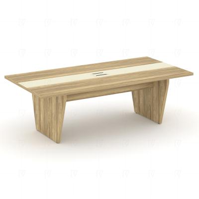 Corner Стол переговорный COR.PRG-24 Гикори Песочный/Ваниль 2400*1200*750