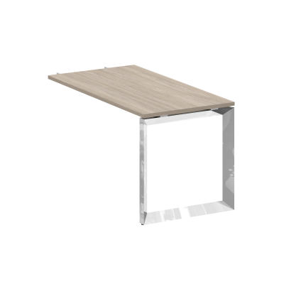 Onix Direct Lux Брифинг-приставка О-обр. м/к M-O.MO-BR-13 Дуб Аттик/Нержавеющая Сталь/Хром 1380*720*