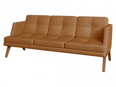 Диван 3-местный, Беверли, Bev3-2, kiton_09, ткань: рогожка