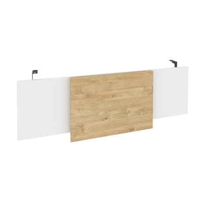 Onix Direct Царга стола руководителя O.M-CSR-4 Белый Бриллиант/Тиквуд Светлый/Металл Антрацит 1340*4