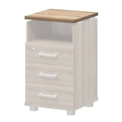 Крышка тумбы Аргентум НТ-320.45 Дуб сафари (438x444x25)