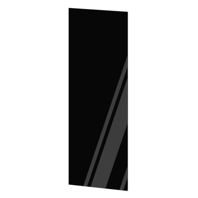 Дверь стеклянная правая Акцент КТ-54.С.Ф Тонированный (386x5x1150)