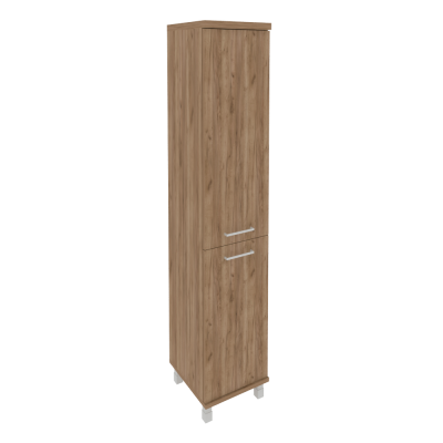 First Шкаф высокий узкий левый KSU-1.3 (L) Дуб Табак 401*432*2060