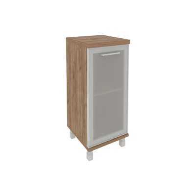 First Шкаф низкий узкий левый KSU-3.2 R (L) Дуб Табак 401*432*958