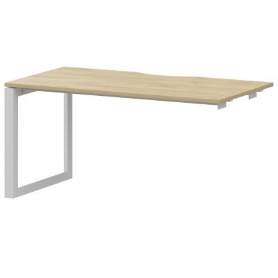 Модуль линейный на металлокаркасе Аргентум-МП НТМП.О-140Э Баттл Рок/Белый (1400x730x750)