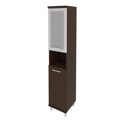 First Шкаф высокий узкий правый KSU-1.4 R (R) Венге Цаво 401*432*2060