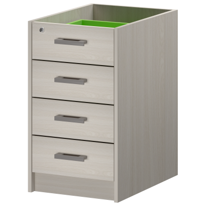 Корпус тумбы приставной Арго АТ-07 Ясень шимо (440x600x740)