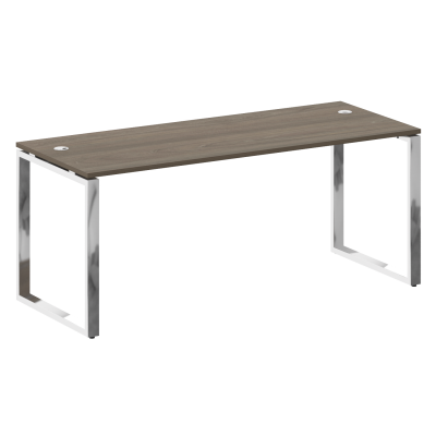 Metal System Direct Стол рабочий руковод. О-обр. м/к БО.СРР-5.7 Вяз Благородный/Нержавеющая Сталь 18