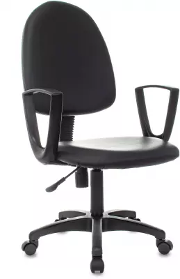 Кресло Бюрократ CH-1300N черный Престиж+ экокожа крестов. пластик