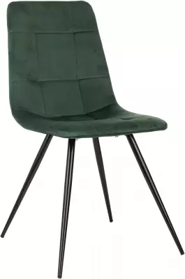 Стул для дома Бюрократ CH-K1 зеленый Holland 30 металл черный на ножках (CH-K1_1/HL30)