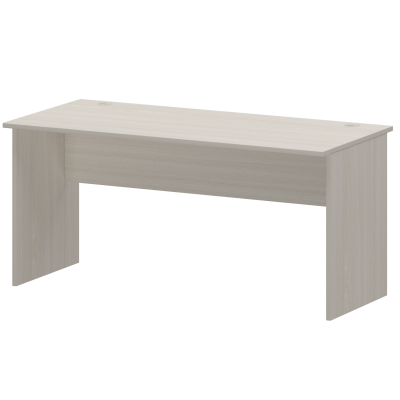 Стол с левым и правым кабель каналом Арго А-004.К Ясень шимо (1600x730x760)