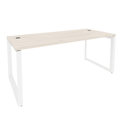 Onix Direct Стол рабочий руководителя на О-образном м/к O.MO-SRR-5.8 Денвер Светлый/Металл Белый 178