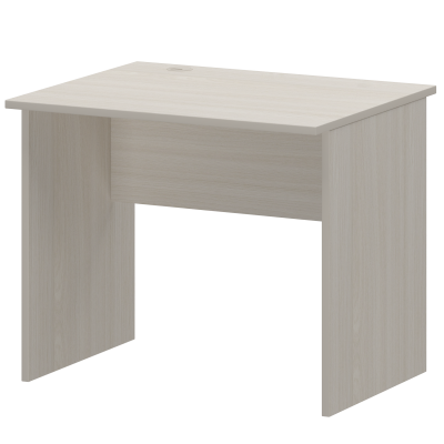 Стол с кабель каналом слева Арго А-001.К.ЛВ Ясень шимо (900x730x760)