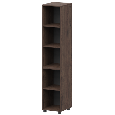 Стеллаж высокий узкий Приоритет К-932 Дуб апрель (360x420x2000)