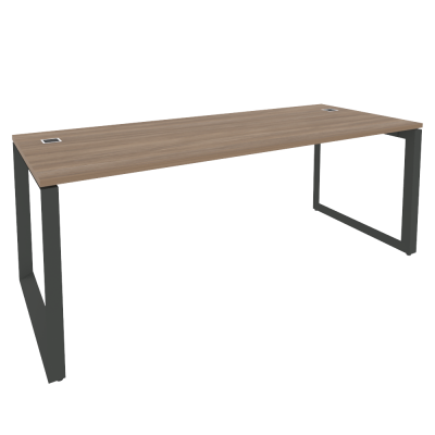 Onix Direct Стол рабочий руководителя на О-образном м/к O.MO-SRR-6.8 Дуб Аризона/Металл Антрацит 198