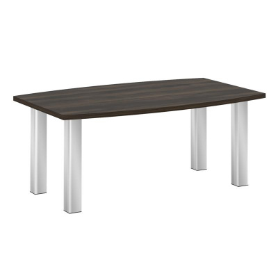 Yalta Стол переговорный M-LT.SP-3 Дуб Мали/Нержавеющая Сталь 1800*1100*750