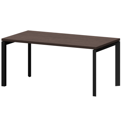 Стол руководителя на металлокаркасе КТМ-17.38 Дуб венге 1700x900x750 Акцент