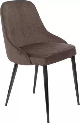 Стул для дома Бюрократ CH-K3 коричневый Light 10 металл черный на ножках (CH-K3_1/LT10)