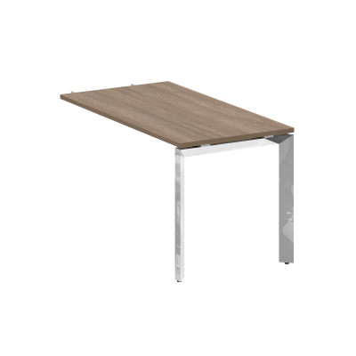 Onix Direct Lux Брифинг-приставка П-обр. м/к M-O.MP-BR-13 Дуб Аризона/Нержавеющая Сталь/Хром 1380*72