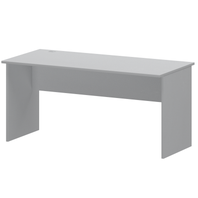 Стол с кабель каналом слева Арго А-004.К.ЛВ Серый (1600x730x760)