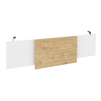 Onix Direct Царга стола руководителя O.M-CSR-5 Белый Бриллиант/Тиквуд Светлый/Металл Антрацит 1540*4