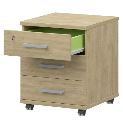 Тумба подкатная Аргентум НТ-330 Баттл Рок (430x442x583)