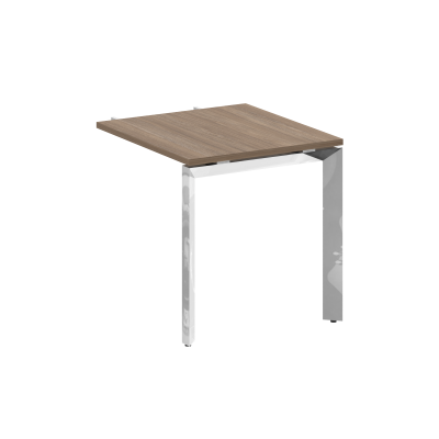 Onix Direct Lux Брифинг-приставка П-обр. м/к M-O.MP-BR-7 Дуб Аризона/Нержавеющая Сталь/Хром 780*720*