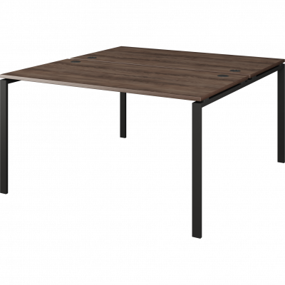 Бенч двойной на 2 рабочих места Арго-М АМБ-003 Лагос/Антрацит (1400x1496x760)