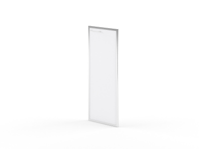 Дверь стеклянная в AL-рамке XRG 42-1(R) Сатин белый 1132х420х22 XTEN