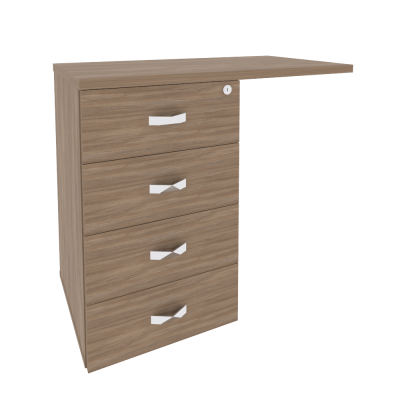 Onix Direct Тумба приставная (универсальная л/пр) O.TPU-4 Дуб Аризона 842*460*750