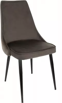 Стул для дома Бюрократ CH-K4 коричневый Holland 74 металл черный на ножках (CH-K4_1/HL74)