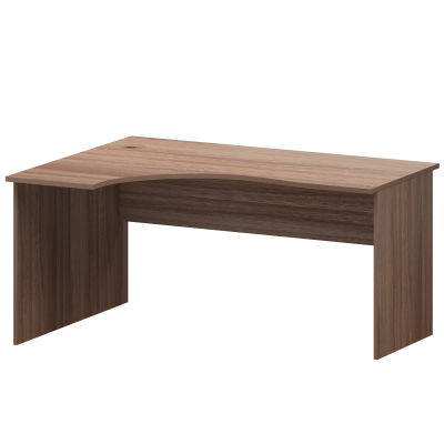 Стол эргономичный левый Арго А-201.ЛВ Темный шимо (1600x1200x760)