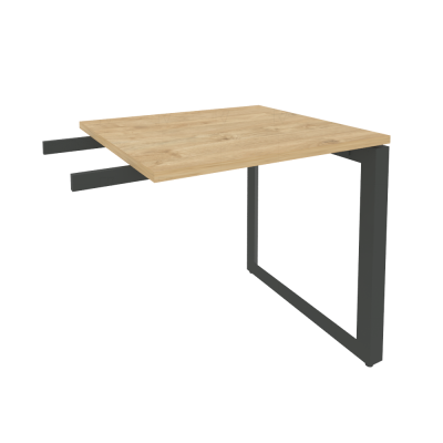 Onix Direct Брифинг-приставка на О-образном м/к O.MO-BR-7 Тиквуд Светлый/Металл Антрацит 780*720*750