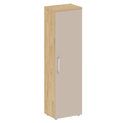 Shift Гардероб узкий (универсальный левый/правый) SK.GB-1 Тиквуд Светлый/Капучино 560*420*1977
