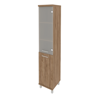 First Шкаф высокий узкий правый KSU-1.2 (R) Дуб Табак 401*432*2060