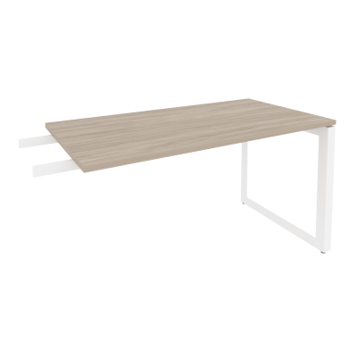 Onix Direct Брифинг-приставка на О-образном м/к O.MO-BR-13 Дуб Аттик/Металл Белый 1380*720*750