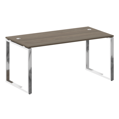 Metal System Direct Стол рабочий руковод. О-обр. м/к БО.СРР-4.8 Вяз Благородный/Нержавеющая Сталь 16