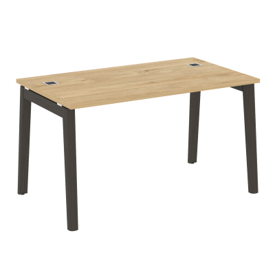 Onix Wood Direct Стол руководителя OW.SRR-3.8 Тиквуд Светлый/Дуб Темный/Металл Антрацит 1380*800*750