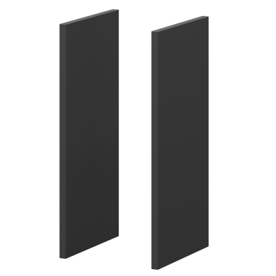 Боковины декоративные Кортез KZD-28B Графит (384x50x784)