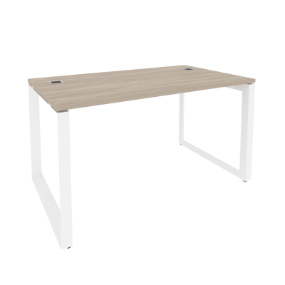 Onix Direct Стол рабочий руководителя на О-образном м/к O.MO-SRR-3.8 Дуб Аттик/Металл Белый 1380*800