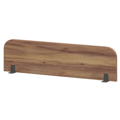 Экран радиусный для стола Смарт НТМЭ-120 Таксония/Антрацит (1200x25x350)