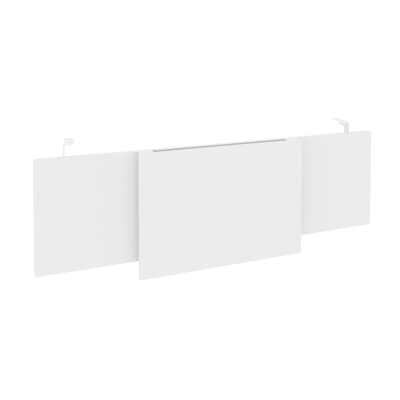 Onix Direct Царга стола руководителя O.M-CSR-4 Белый Бриллиант/Металл Белый 1340*450*54