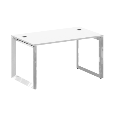 Onix Direct Lux Стол руководителя О-обр. м/к M-O.MO-SRR-3.8 Белый Бриллиант/Нержавеющая Сталь/Хром 1
